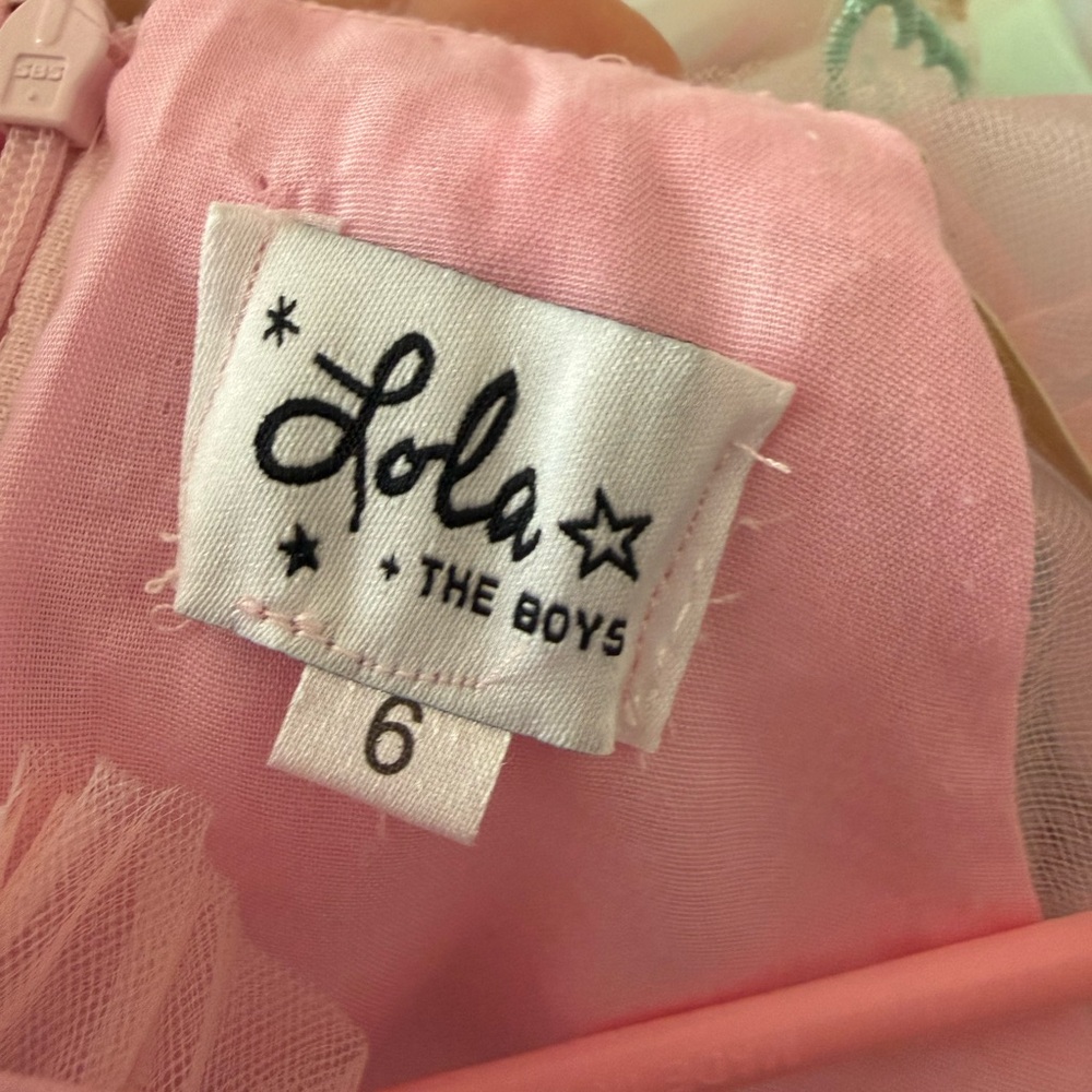 Lola + The Boys Pastel Butterfly Dress - Picture 3 of 3